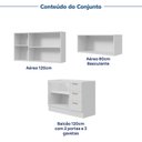 Ver imagem 6 de Cozinha Planejada 3 Peças sem Tampo Marselha CabeCasa MadeiraOriginals Branco
