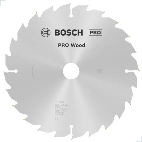 Disco de Serra Pro Wo B 254x30-24 Bosch