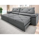 Ver imagem 1 de Sofá com Carregador Usb e Molas no Assento Retrátil Reclinável Maestro 2,90m Velosuede - Netsofas