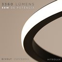 Ver imagem 7 de Lustre Pendente Luminária Nitrolux Lp-402p 48w 3 em 1