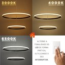 Ver imagem 4 de Lustre Pendente Luminária Nitrolux Lp-402p 48w 3 em 1