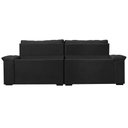 Ver imagem 6 de Sofá Retrátil e Reclinável 2,95m Molas Ensacadas Cama inBox Big Home com Bordado 3D Velusoft