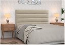 Ver imagem 2 de Cabeceira Casal Queen 160 Cm Greta Suede Liso - D'monegatto Dmonegatto Suede Bege