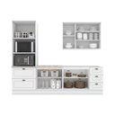 Ver imagem 2 de Cozinha Completa 04 Peças Com Aéreo 03 Portas Americana Branco