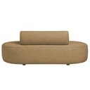Ver imagem 2 de Sofá Orgânico Horizonte 3 Lugares 210cm Bouclé Camel - Nexta Casa