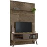 Composiçao Painel Rack Piso Teto TV 65 244x154cm 7161 Imperial Sepia MDT - 1