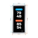 Ver imagem 2 de Chapa Vitrocerâmica 79 X 48 Cm / com Moldura Inox / para Fogão a Lenha