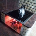 Ver imagem 4 de Chapa Vitrocerâmica 79 X 48 Cm / com Moldura Inox / para Fogão a Lenha