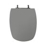 Assento Sanitário Poliéster para Louça Monte Carlo (deca) Aço (reb. Oculto) Cinza Vip - 1