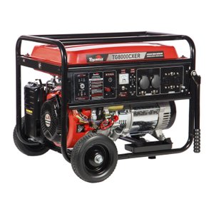 Gerador à Gasolina TG8000CXER Monofásico 115/230v 60hz 7.2kw Partida Elétrica/Manual com Rodas Toyam