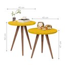 Ver imagem 2 de Mesinha Suporte Sala Canto Lateral Amarelo