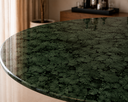 Ver imagem 3 de Mesa de Jantar Cone Preto - Redonda 90cm - Verde Guatemala