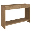 Ver imagem 2 de Aparador Brisa 120cm Moderno com 2 Gavetas MDF Frisos Hall Entrada