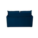 Ver imagem 3 de Sofá Pequeno 02 Lugares 150cm Mobi Suede Azul Herrero
