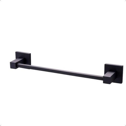 Porta Toalha Rosto 31 cm Quadrato Black - Levo