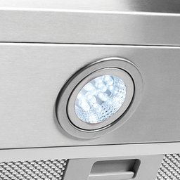 Coifa de Parede 80cm Vidro Curvo Duto Slim Inox 220v Fogatti - 4