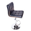 Ver imagem 5 de Kit com 2 Banqueta Gomos Confort , Giratoria, com Regulagem de Altura Preta