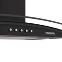 Ver imagem 2 de Coifa de Parede 70cm Vidro Curvo Clean 127v Fogatti Preto