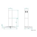 Ver imagem 5 de Coifa de Parede 70cm Vidro Curvo Clean 127v Fogatti Preto