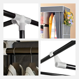 Guarda Roupa Closet Dobrável Organizador com Capa de Tecido - 3