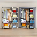 Ver imagem 4 de Guarda Roupa Closet Dobrável Organizador com Capa de Tecido