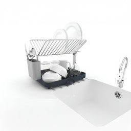 Escorredor Organizador Multifuncional Cozinha Pia Utensílios - 2