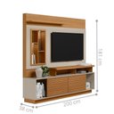 Ver imagem 2 de Painel Home TV Eldorado 2.0 181cm Nature Off White para Sala