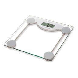Balança Corporal Digital Quadrada de Chão Vidro 180kg Dieta - 1