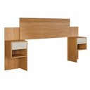 Ver imagem 1 de Cabeceira Extensiva para Box Master 140-160 Cm com 2 Mesas de Cabeceira - Benetil