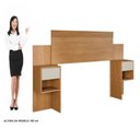 Ver imagem 3 de Cabeceira Extensiva para Box Master 140-160 Cm com 2 Mesas de Cabeceira - Benetil