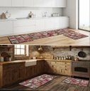 Ver imagem 2 de Jogo de Tapetes para Cozinha com 3 Peças Estampa Corações