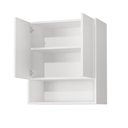 Ver imagem 5 de Armario Aéreo Organizador Multiuso Quarto Sala Bela 2 Portas:Branco