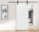 Ver imagem 1 de Porta de Correr Branco Prime 210x70 Kit Celreiro Preto