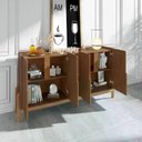 Ver imagem 3 de Buffet Lizz 190 Cm Cor:cedro