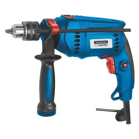 Furadeira de Impacto 600 W 1/2 220 V para Uso Profissional com Empunhadura Auxiliar Velo