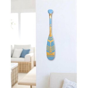 Remo Decorativo Canadense Azul Pastel 55 Cm Decoração de Parede em Madeira
