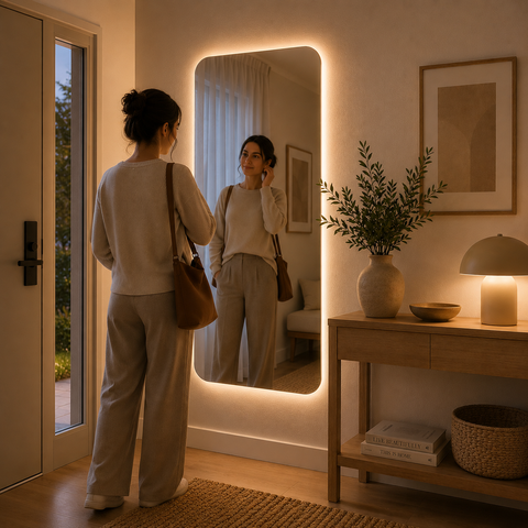 Espelho Bali - Linha Polido - - com LED - 120x60