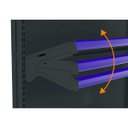 Ver imagem 3 de Kit 5 Gôndolas New Premium 2,02m Preta Centro 80/60 + Ponta 40/30