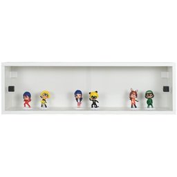 Nicho 80x23x18 Branco com Portas de Acrílico e Puxador - 2