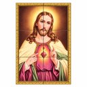 Ver imagem 1 de Quadro Sagrado Coração de Jesus 60x40 em Azulejos