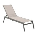 Ver imagem 2 de Kit 4 Peças Espreguiçadeiras Chaise Outdoor Itaguá Amêndoa Tela Bege ou Grafite Tela Grafite - Rivat