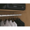 Ver imagem 5 de Guarda Roupa Modulado 2 Portas 3 Gavetas 100% MDF Decor Marrom/Freijó