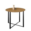 Ver imagem 2 de Mesa de Jantar Renata 100 Cm Tampo Redondo Preto Ype com 4 Cadeiras 061 Preto Madeira Imbuia -artefa