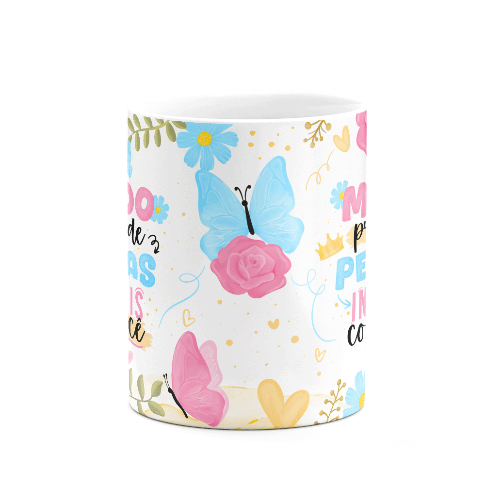 Caneca Floral Mães - o Mundo Precisa de Pessoas Incríveis - 3