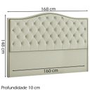 Ver imagem 4 de Cabeceira Queen 160 Cm Vien Linho Sl 76 Peer