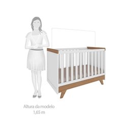 Conjunto para Quarto de Bebê com Cômoda e Berço Retrô  - 10