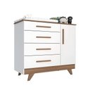 Ver imagem 4 de Conjunto para Quarto de Bebê com Cômoda e Berço Retrô 