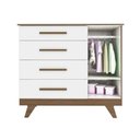 Ver imagem 5 de Conjunto para Quarto de Bebê com Cômoda e Berço Retrô