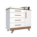 Ver imagem 4 de Conjunto para Quarto de Bebê com Cômoda e Berço Retrô