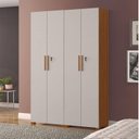 Ver imagem 2 de Kit com 2 Armários Multiuso Escritório Nt4020 4 Portas e Prateleiras